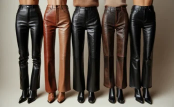 Leather Trousers Black